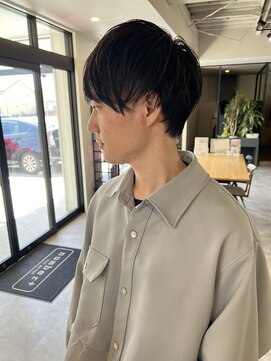 ナンバー(number+) 20代30代40代メンズショートフェザーマッシュツーブックスタイル