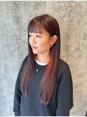 オイルストレート×チェリーレッド