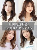 オンブレグレージュオリーブベージュくびれミディ大人美人