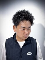 レイズ ルーツ 名古屋 名駅店(RAYS ROOTS) 名古屋スパイキーショートツイストパーマアップバングショート