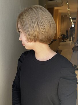 チャコレ パーチ 北千住店(Chacolle perch) 前上がりショートボブ