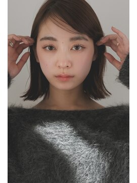 コア 銀座(COA) 韓国風すっきりボブ/ナチュラル/長し前髪