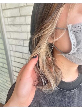 フーコー 朝日ヶ丘店(fuhcoh) ダークブラウン×ホワイトベージュ