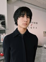 =メンズボブ/スパイキーショート/ニュアンスパーマ／MEN’S HAIR