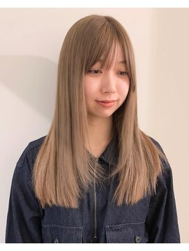 ユニコ(unico) ブリーチ/ミルクティーベージュ/レイヤーカット