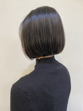 モリオ フロム ロンドン 成増店 【morio成増/一戸】大人かわいい黒髪ツヤ感ボブ