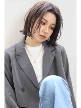 モア メーム(moi meme) 【こなれボブ】【切りっぱなしボブ】【日本橋人形町】