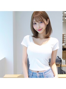 ヘアーズ ベリー 新石切店(hairs BERRY) ★大人可愛いひし形ふんわりレイヤー小顔美人20代30代40代
