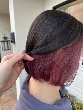 グラウンドブランシュ(ground branche) インナーカラー×ボブ