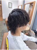 メンズカット メンズパーマ  波巻きスパイラルパーマ