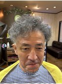 50代からのグレイヘアパーマ