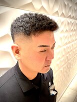 銀座マツナガ 浅草店&nbsp;短髪/スキンフェード/8ミリ濡れパン/アップバングスタイル