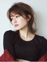 ハーツ(Heart's)&nbsp;ミディアム×白髪ぼかしカラー３０代４０代５０代６０代