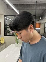 ニコ トウキョウ ロジック(nico TOKYO Logic)&nbsp;メンズセンターパートニュアンスパーマアップバング