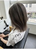 【REJOICE hair】バレイヤージュグレーカラー　mido