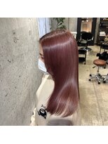 オリーブフォーヘアー(olive For hair)&nbsp;艶髪ピンクベージュ×髪質改善METEOカラー