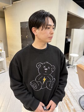 ヘアー アイス ルーチェ(HAIR ICI LUCE) センターパート/韓国風マッシュ/大野