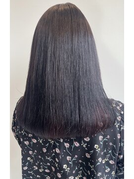 アルファ(Hair Salon alpha) 【大人可愛い×艶感】ラベンダーカラー×ピンク　インナーカラー