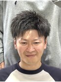 短髪スパイキー