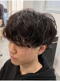ツイストスパイラルパーマツイストパーマメンズマッシュパーマ