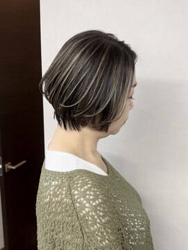 アムドット(Amu.) ハイライトカラーケアブリーチダブルカラー白髪ぼかし脱白髪染め