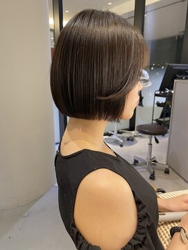 ナウアズ(now as.) 大人上品な綺麗めボブxフェイスレイヤー【菅井】【now as.明石】