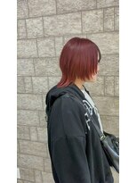 シェアサロンシエナ(share salon SCENA)&nbsp;ウルフカット×ボルドーカラー