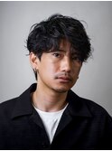 men'shair/波巻きツイストスパイラル/ニュアンスパーマ