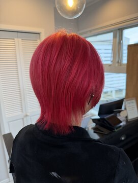 アウラヘアーサロン(aura hair salon) ピンク