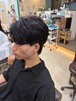 ビアリッツ(Biarritz)&nbsp;＃メンズカット＃ウルフ＃センターパート