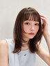 【前髪のクセも一緒に解決♪】カット＋カラー＋前髪縮毛矯正