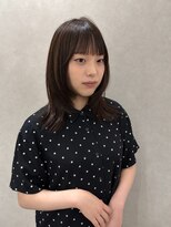 ソワンドゥブレスシエン 堀江店(soin de brace CIEN) オリーブブラウン×ハッシュカット