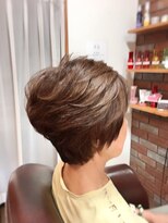 ダーディヘアネイル(dadi hair nail) グラデーションショートボブ