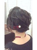 ショートヘアルーズアップ