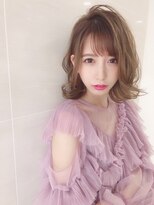 オーロ 緑地公園店(ORO)&nbsp;大人可愛いひし形シースルー前髪ボブディ