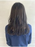 暗髪グレージュ