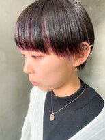 テトヘアー(teto hair) マッシュショート、ワイドバング、インナーカラー