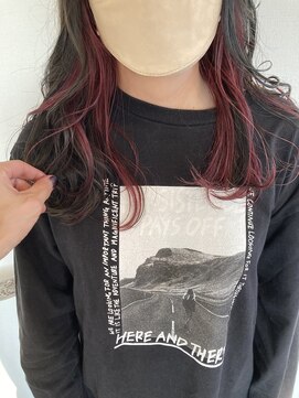 オーシー 四ツ井店(O'sea) インナーカラーピンク