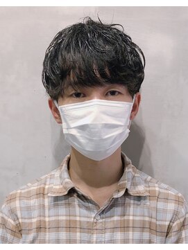 フランクスバーバーリザーブ 人形町店(FRANK’S BARBER RESERVE) マッシュ×パーマ　ｙ