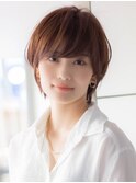 ショートボブ 大人可愛い 美シルエット 青山 表参道 30代40代