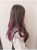 原口☆ピンク紫メッシュグラデ☆福岡久留米