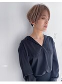 逆三角形小顔ショート　担当/竹橋