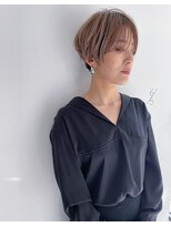 ゴブンノロク(GOBUN NO ROKU)&nbsp;逆三角形小顔ショート　担当/竹橋