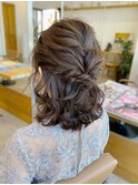 ハーフアップ/ヘアアレンジ/ヘアセット◆結婚式・パーティー