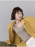 【RAWR】ボブヘアミディアム_外ハネスタイル