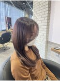 【Lee大阪店】ピンクブラウン×サイドレイヤー/新出