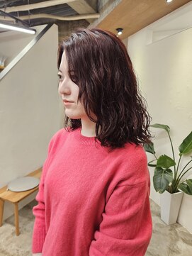 イット(it.) it.YUI パーマスタイル ミディアムパーマ レッドブラウン