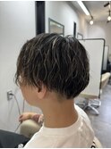 メンズカット＋カラー＋パーマ
