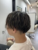 シバヘアー(shiba hair) メンズカット+カラー+パーマ