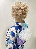 浴衣・ゆるふわアップ